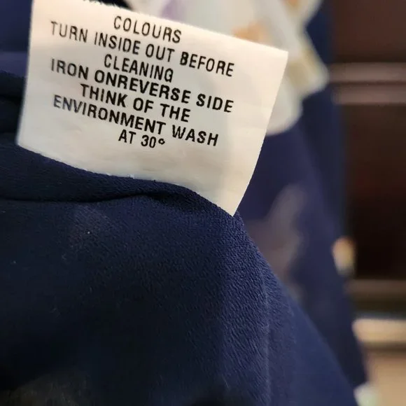 Woman's Chiffon Backless Floral Print Sundress XS - Picture 10 of 14